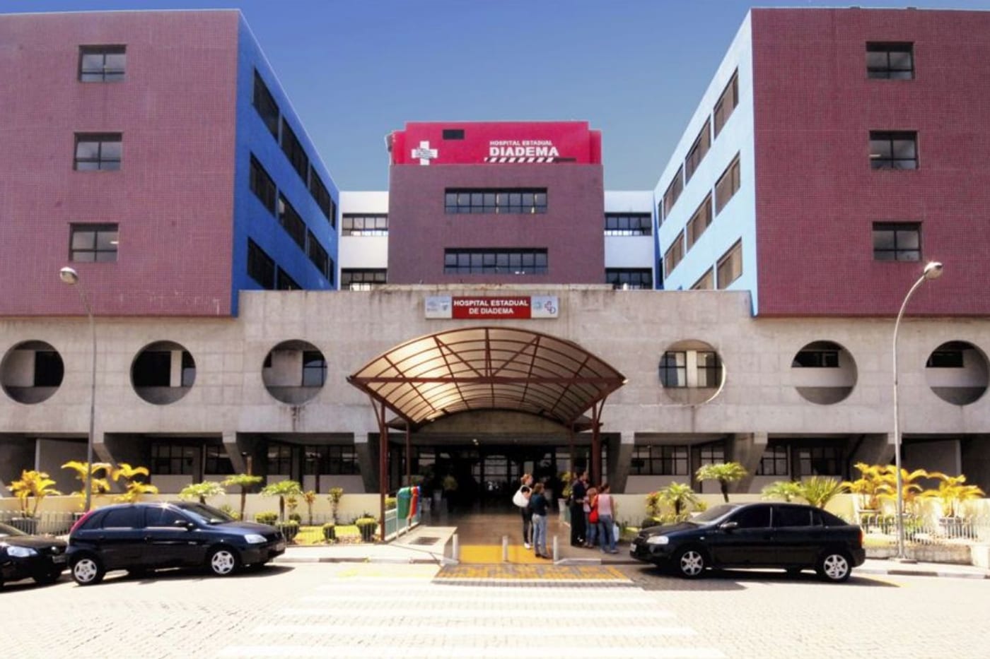 Fachada do Hospital Estadual de Diadema
